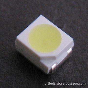SMD 3528, PLCC-2 Package, 1600-2000mcd, Pure White LEDs, 3.5 x 2.8 x 1.9mm